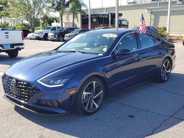 used 2021 Hyundai Sonata car, priced at $18,997