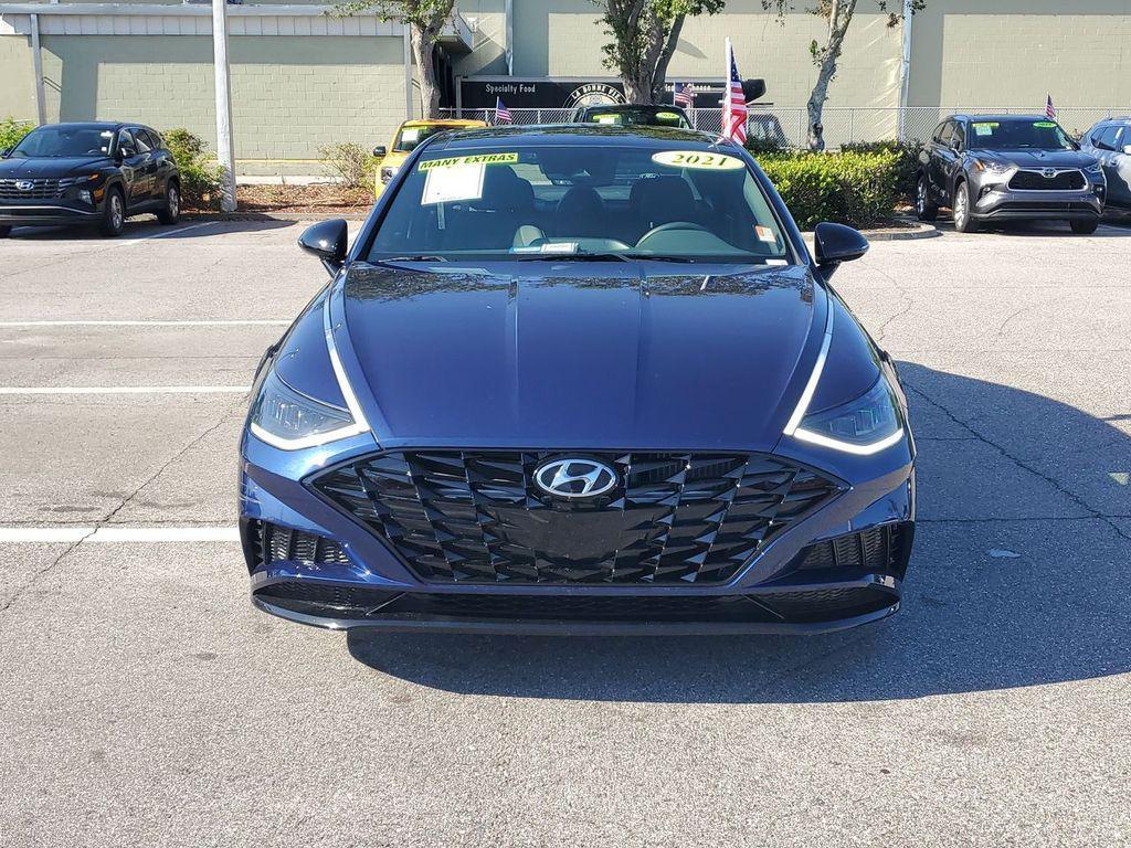 used 2021 Hyundai Sonata car, priced at $18,152