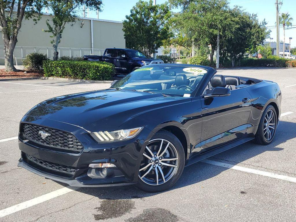 used 2016 Ford Mustang car, priced at $15,697