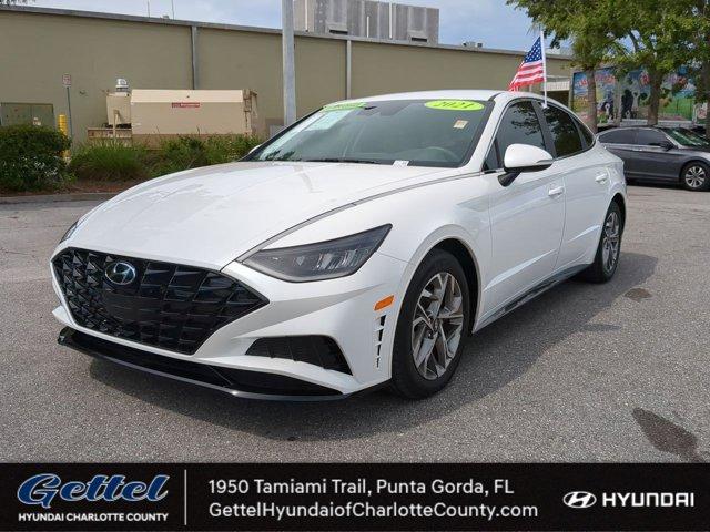 used 2021 Hyundai Sonata car, priced at $18,967