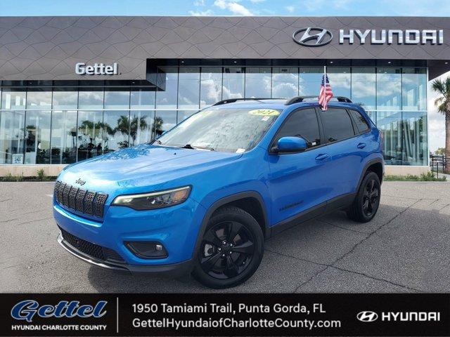 used 2021 Jeep Cherokee car, priced at $18,427