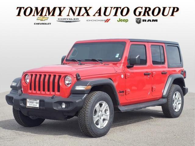 used 2021 Jeep Wrangler Unlimited car, priced at $33,900