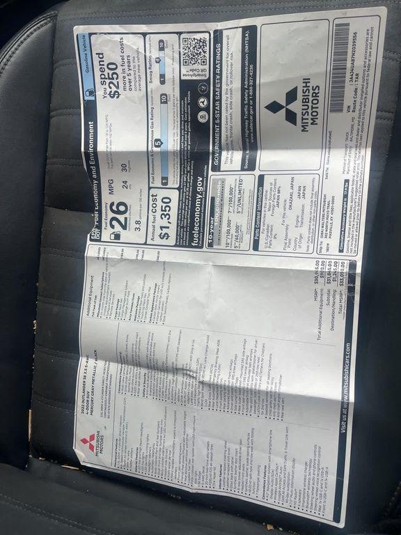 used 2022 Mitsubishi Outlander car, priced at $19,691