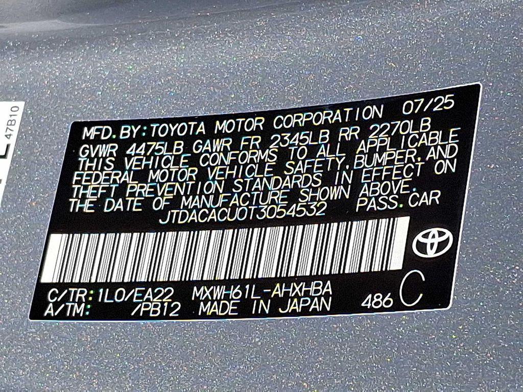 new 2026 Toyota Prius Plug-In Hybrid car, priced at $44,319
