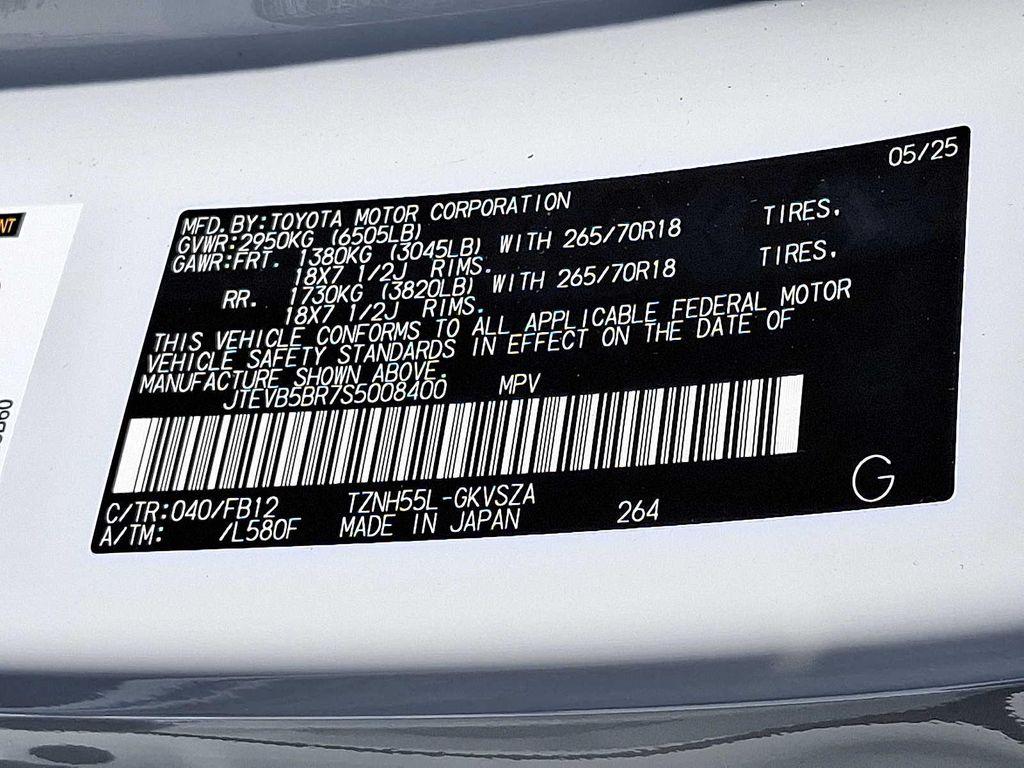 new 2025 Toyota 4Runner car, priced at $56,564