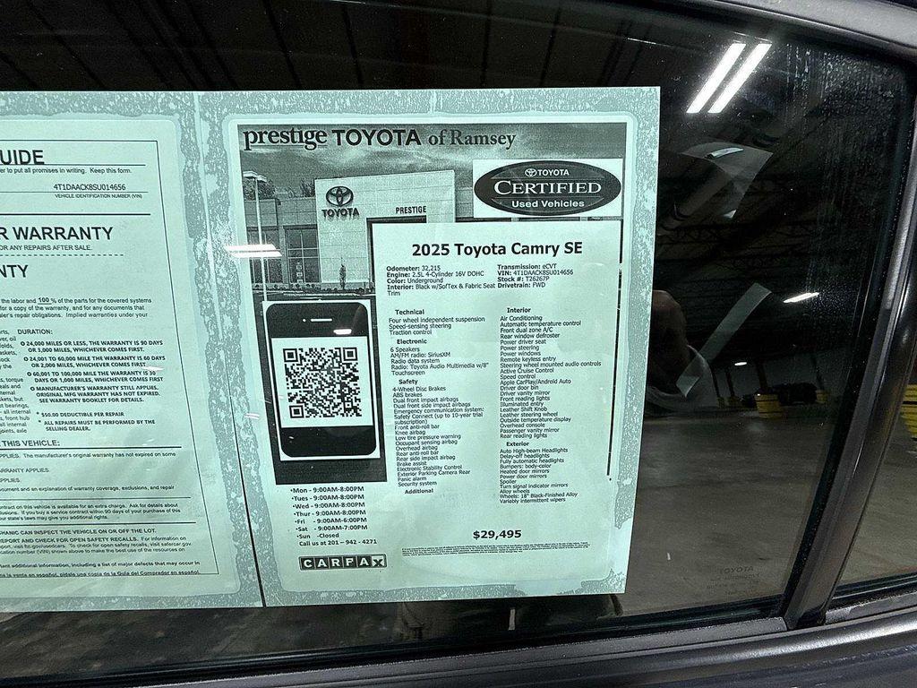 used 2025 Toyota Camry car, priced at $29,495