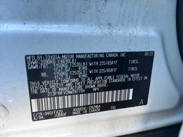 used 2022 Toyota RAV4 car, priced at $28,495