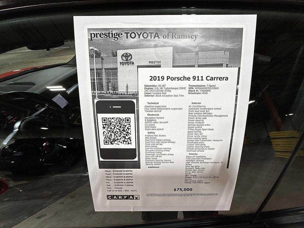 used 2019 Porsche 911 car, priced at $70,995