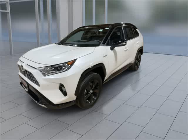 used 2021 Toyota RAV4 Hybrid car, priced at $30,000