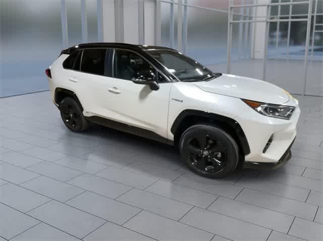 used 2021 Toyota RAV4 Hybrid car, priced at $30,000