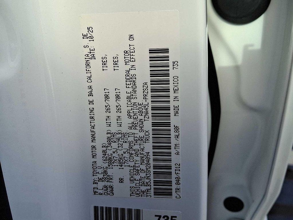 new 2025 Toyota Tacoma car, priced at $52,434