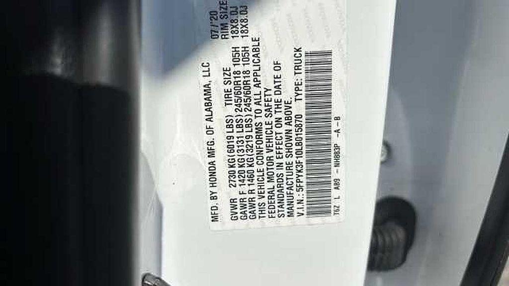 used 2020 Honda Ridgeline car, priced at $25,995