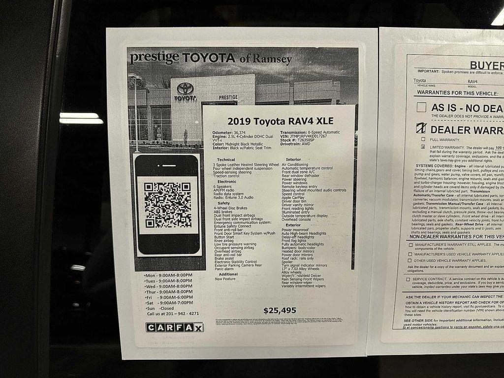 used 2019 Toyota RAV4 car, priced at $25,000