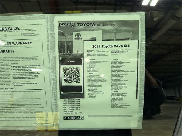 used 2022 Toyota RAV4 car, priced at $25,995