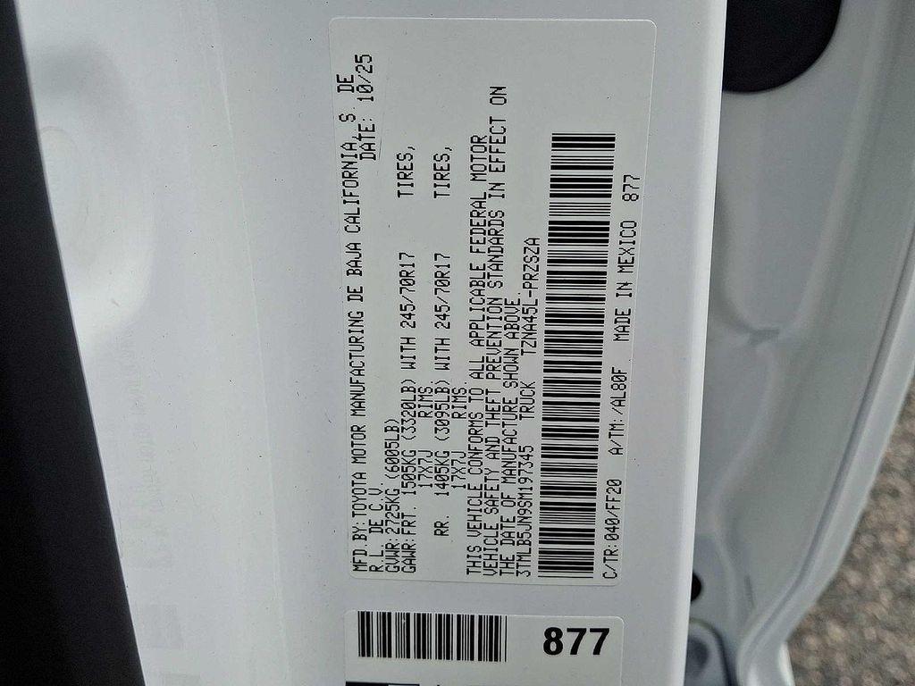 new 2025 Toyota Tacoma car, priced at $44,068