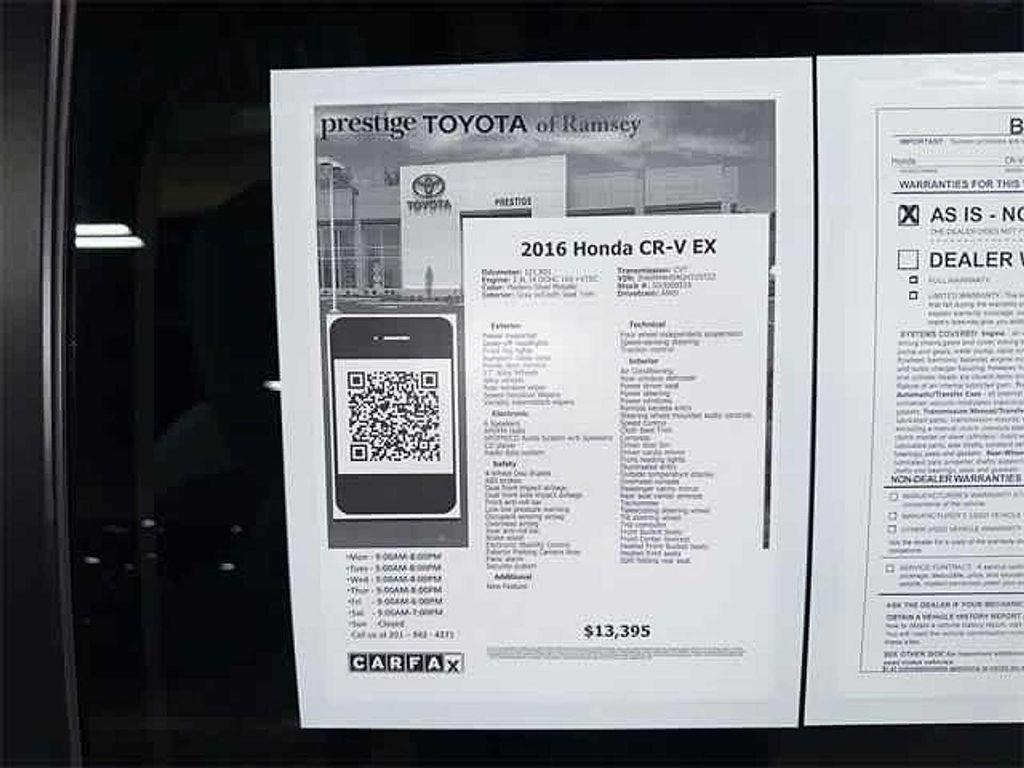 used 2016 Honda CR-V car, priced at $13,395