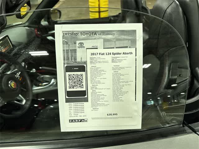 used 2017 FIAT 124 Spider car, priced at $20,995
