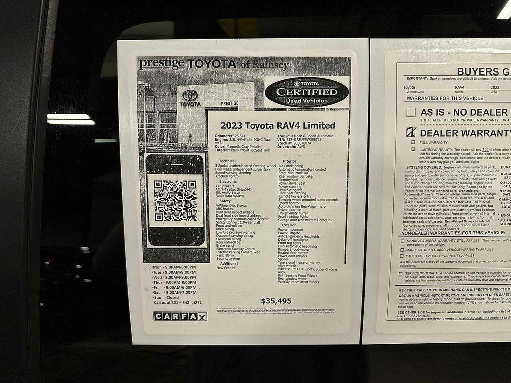 used 2023 Toyota RAV4 car, priced at $35,495