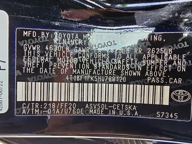 used 2017 Toyota Camry car, priced at $10,495