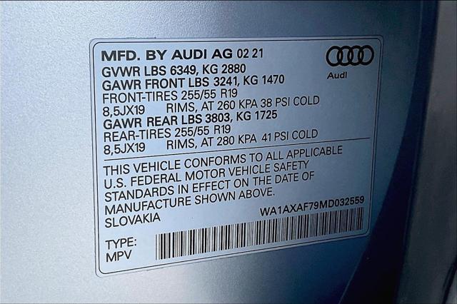 used 2021 Audi Q7 car, priced at $35,897