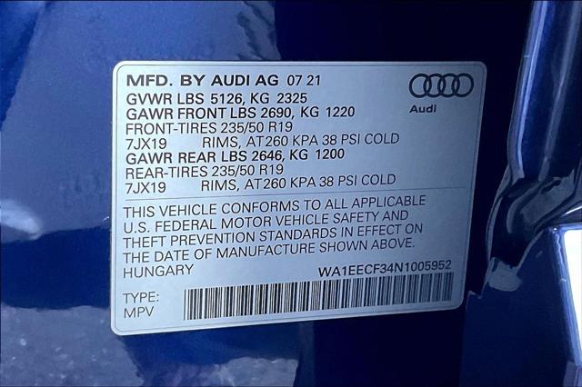 used 2022 Audi Q3 car, priced at $32,495