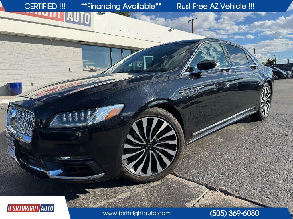 used 2017 Lincoln Continental car, priced at $16,991