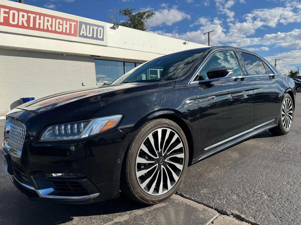 used 2017 Lincoln Continental car, priced at $22,000