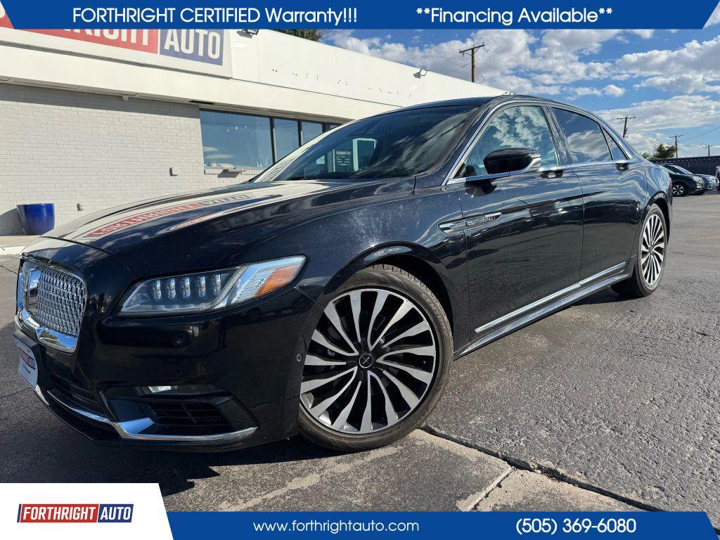 used 2017 Lincoln Continental car, priced at $18,971