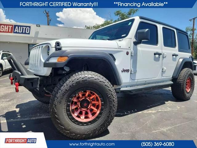 used 2018 Jeep Wrangler Unlimited car, priced at $24,952
