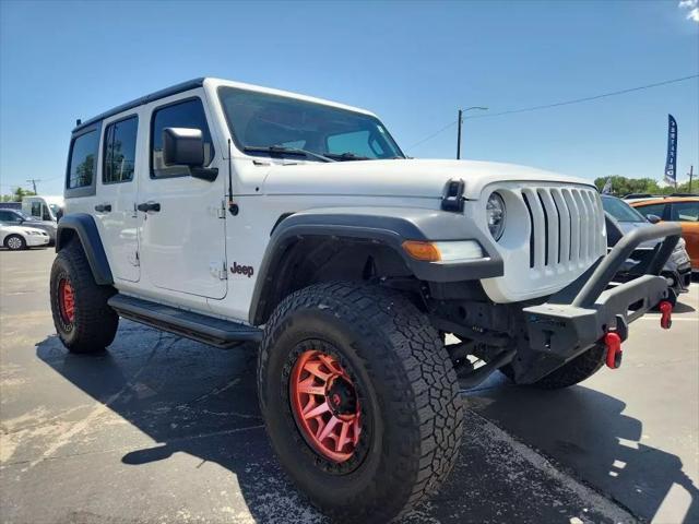 used 2018 Jeep Wrangler Unlimited car, priced at $24,952