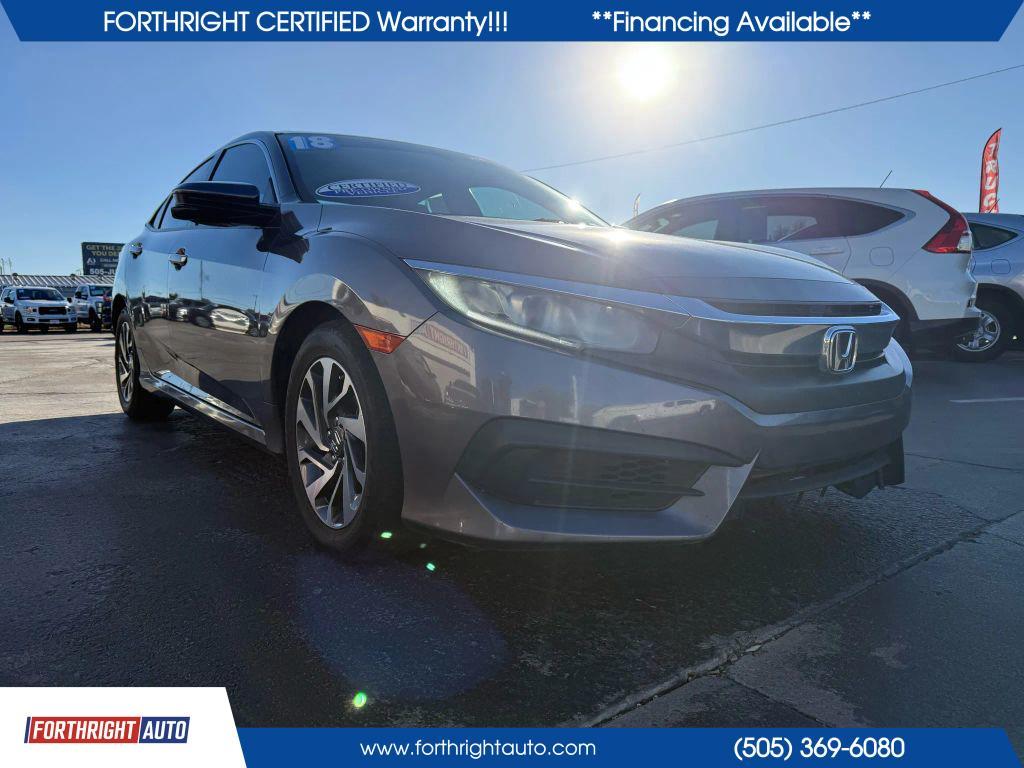used 2018 Honda Civic car, priced at $15,971
