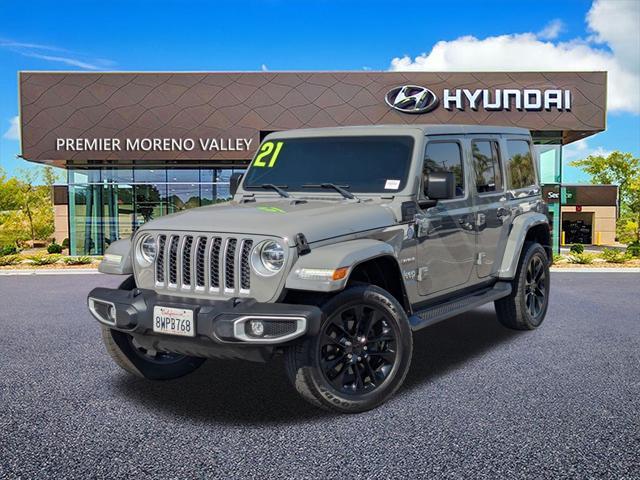used 2021 Jeep Wrangler Unlimited 4xe car, priced at $29,498