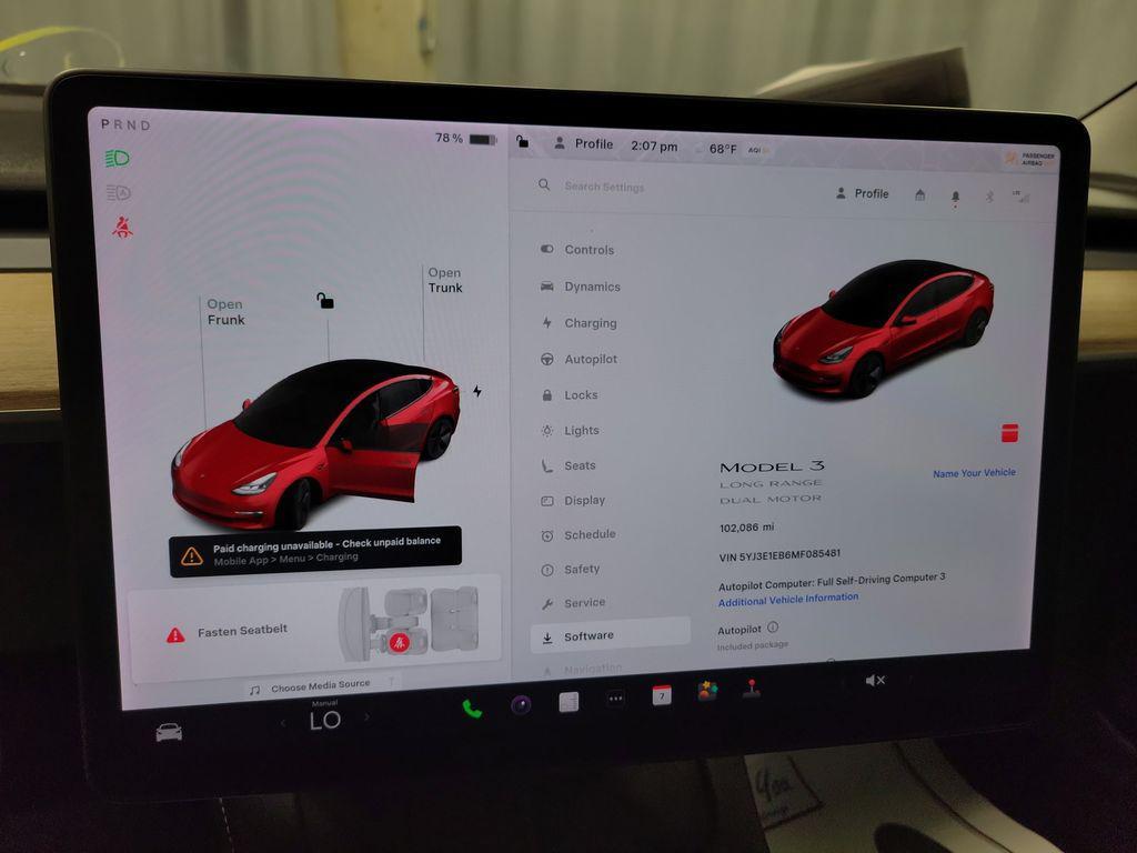 used 2021 Tesla Model 3 car, priced at $18,995