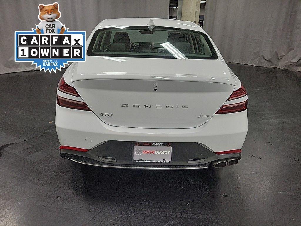 used 2023 Genesis G70 car, priced at $25,500