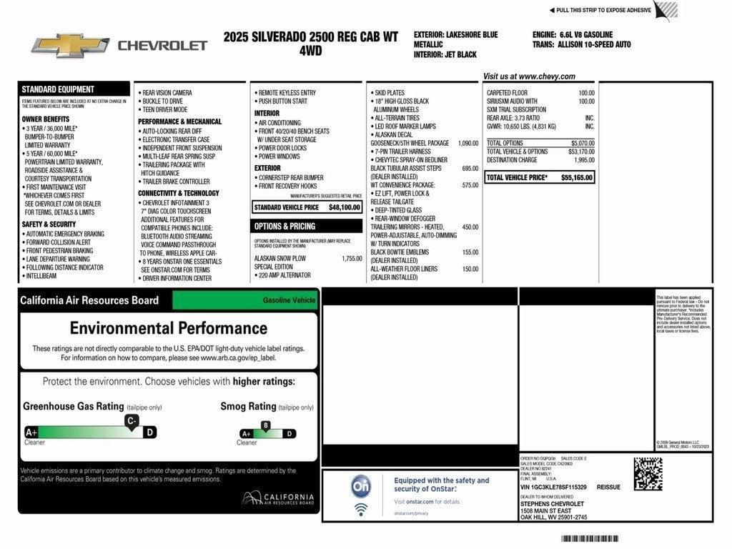 used 2025 Chevrolet Silverado 2500 car, priced at $48,994