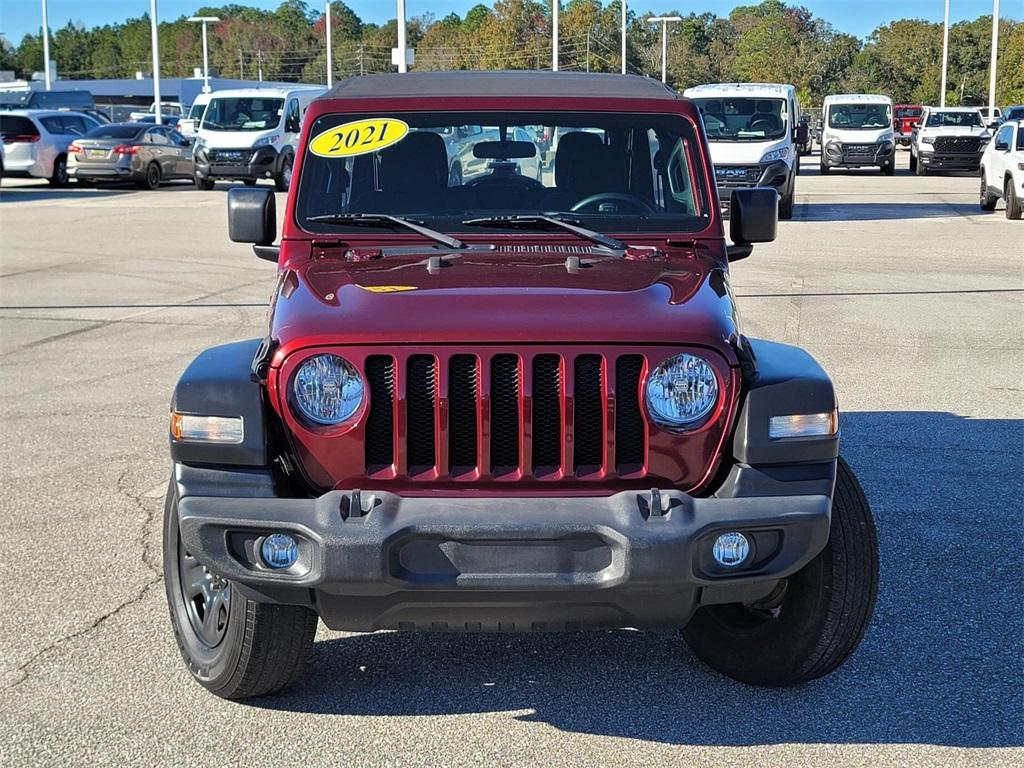 used 2021 Jeep Wrangler Unlimited car, priced at $26,793