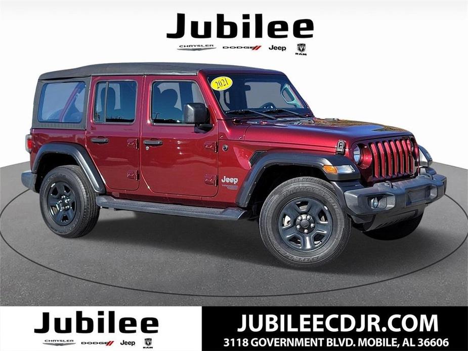 used 2021 Jeep Wrangler Unlimited car, priced at $26,793