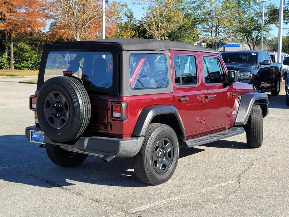 used 2021 Jeep Wrangler Unlimited car, priced at $26,793