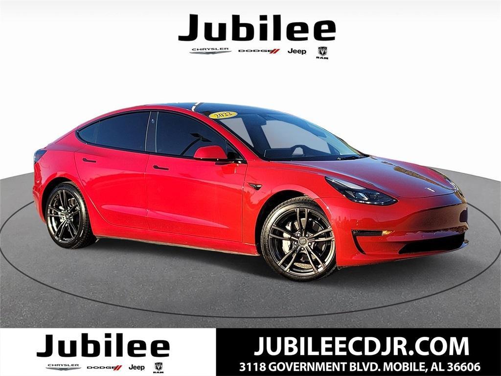 used 2022 Tesla Model 3 car, priced at $21,771