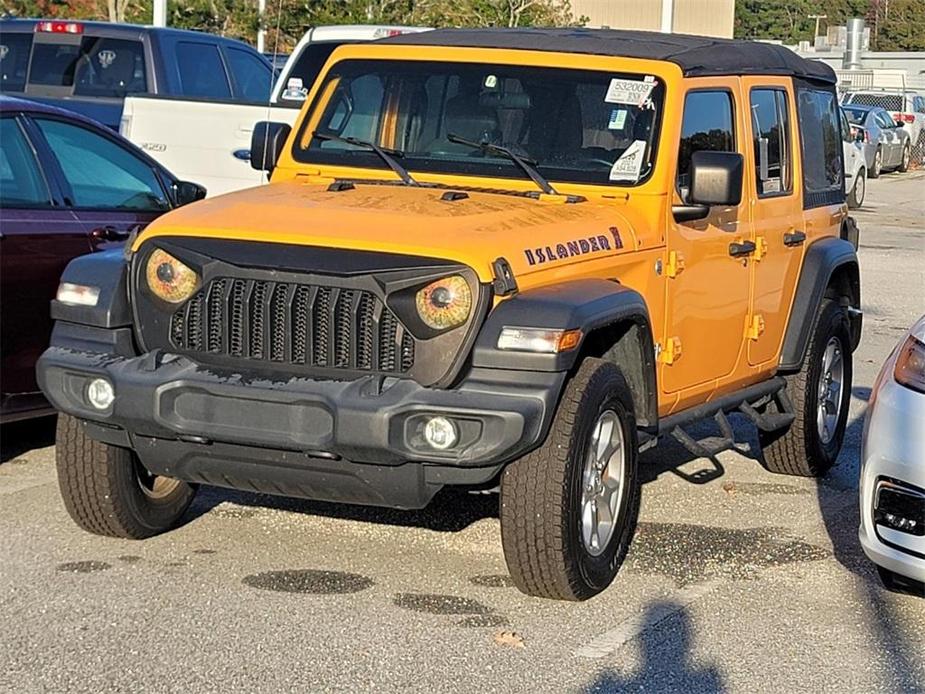 used 2021 Jeep Wrangler Unlimited car, priced at $26,362