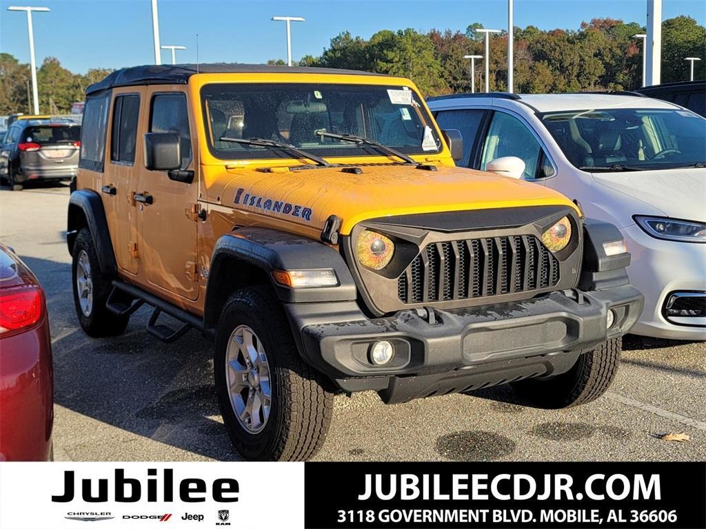 used 2021 Jeep Wrangler Unlimited car, priced at $26,362