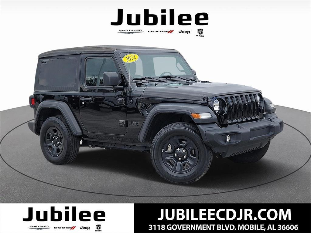 used 2022 Jeep Wrangler car, priced at $24,450