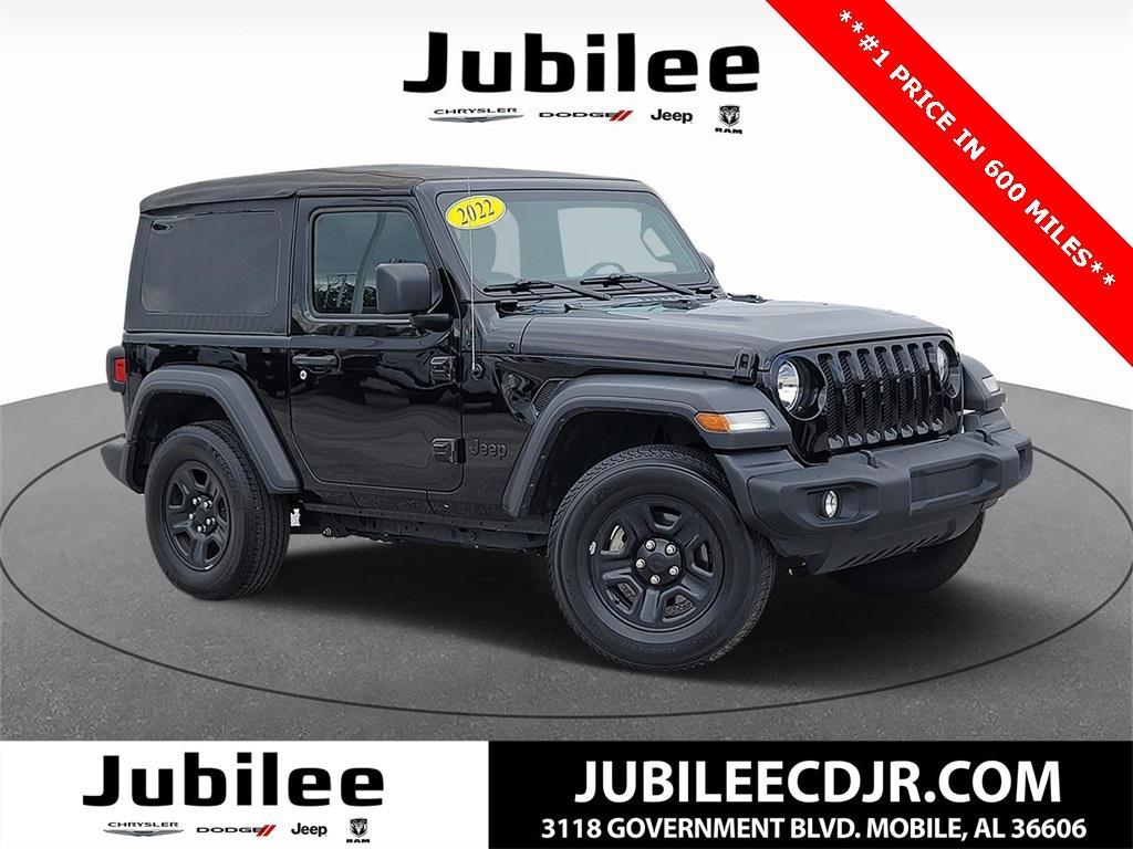 used 2022 Jeep Wrangler car, priced at $24,224