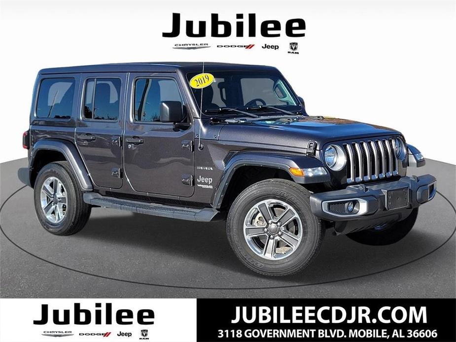 used 2019 Jeep Wrangler Unlimited car, priced at $31,046