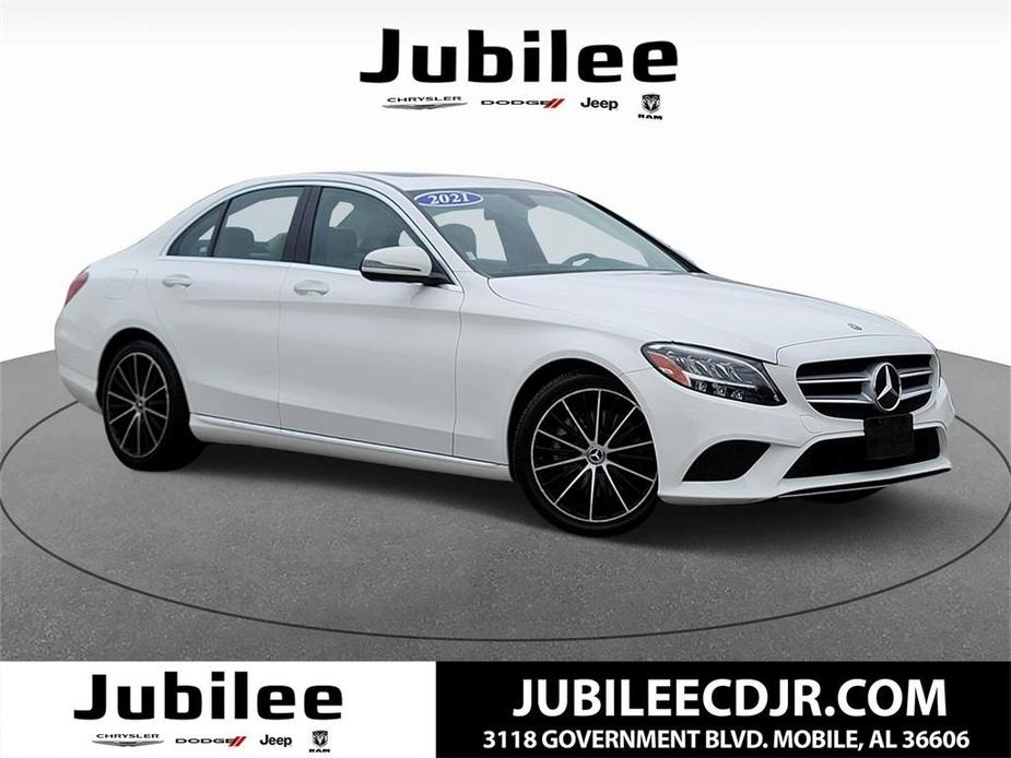 used 2021 Mercedes-Benz C-Class car, priced at $23,700