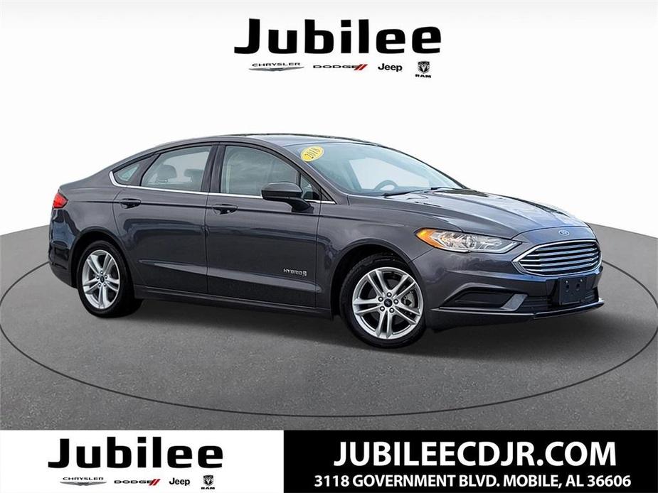 used 2018 Ford Fusion Hybrid car, priced at $13,133