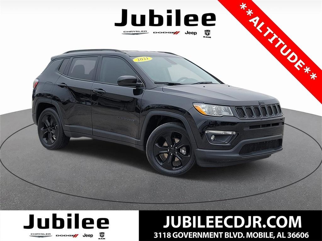 used 2021 Jeep Compass car, priced at $19,000