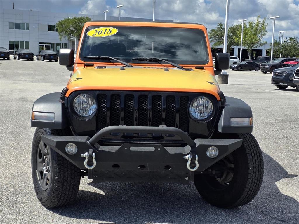 used 2018 Jeep Wrangler car, priced at $19,844