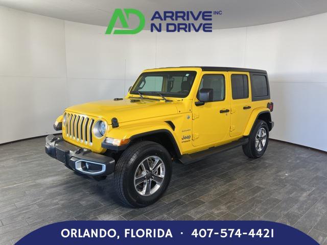 used 2021 Jeep Wrangler Unlimited car, priced at $19,988