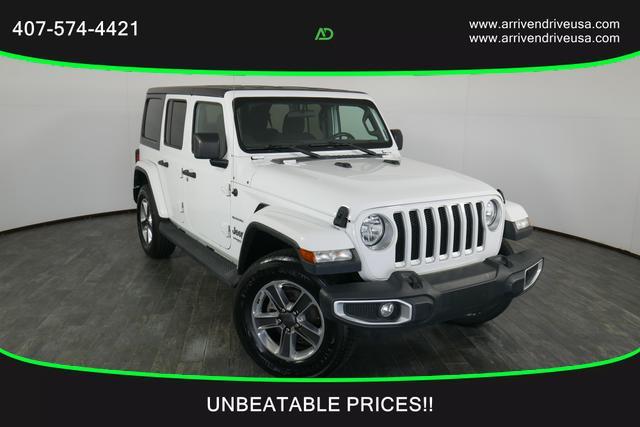 used 2021 Jeep Wrangler Unlimited car, priced at $25,888